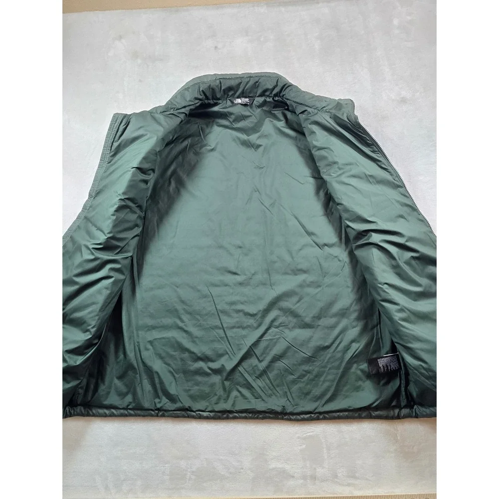 The North Face Puffer Vest Mens XL Green Polyester Quilted Insulated